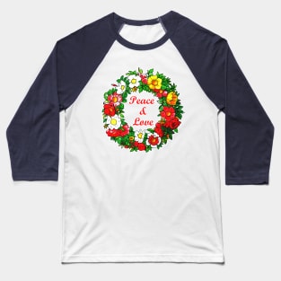 Peace & Love Baseball T-Shirt